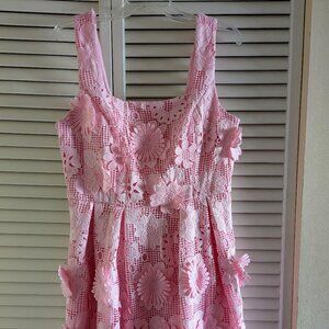 NWT Lilly Pulitzer Cindy Skirted Lace Romper size 10